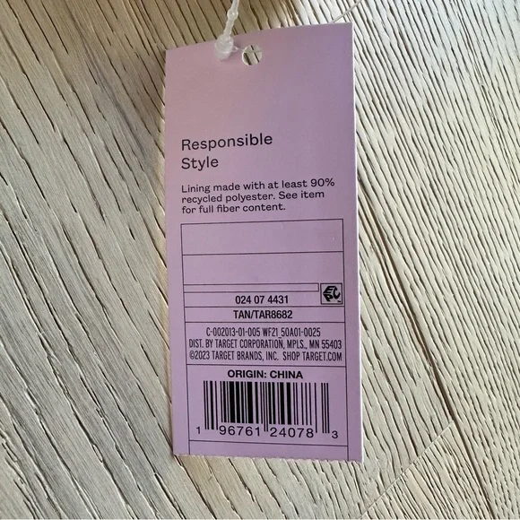 🆕 Nude Tan Fanny Pack, Bum Bag, Crossbody with Cream Strap - Picture 5 of 11